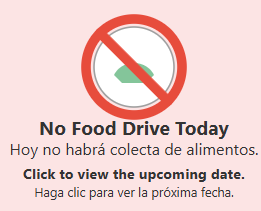 No Food Drive